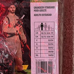 Never opened , Ghost Busters costume